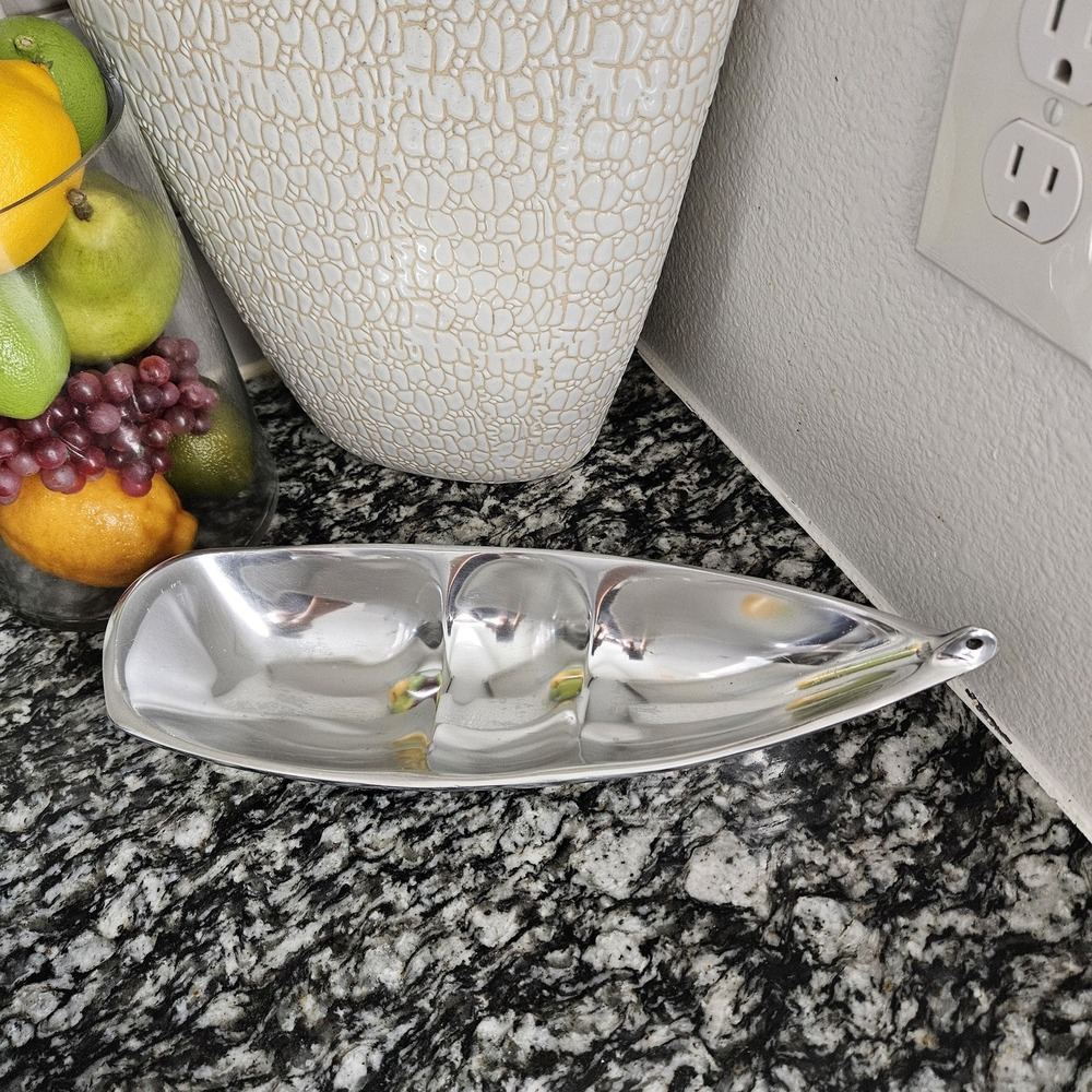 Vintage‎ Large Aluminum Boat Serving Bowl by IHI